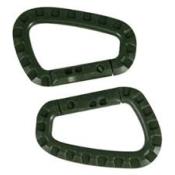 Miltec Lot de 2 mousqueton ABS OD 8.4cm