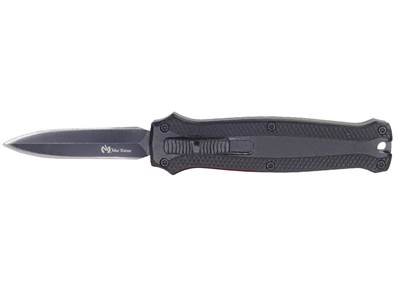 Couteau automatique Mini 8cm Noir Lame Double tranchant 5cm