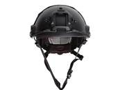 Strike Systems Casque Tactique FAST Noir avec rails (Dguisement)