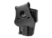 Amomax Holster polymère rotatif Multifit Noir rétention active