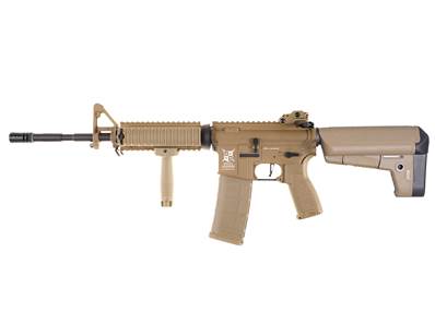 Delta Armory M4 RIS Full Metal Tan Alpha AEG 1J Pack Complet