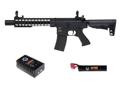 Saigo M4 Kenji Long Noir AEG 1J Pack Complet 11.1V