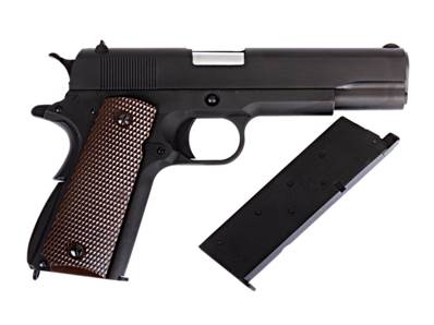 WE M1911A1 V3 Noir GAZ Blowback 0.9J