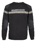 City Guard Pull Sécurité avec fenêtre noir 2XL