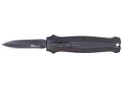 Couteau automatique Mini 8cm Noir Lame Double tranchant 5cm
