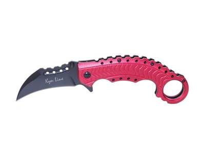 Couteau pliant Rose lame 8cm - clip ceinture