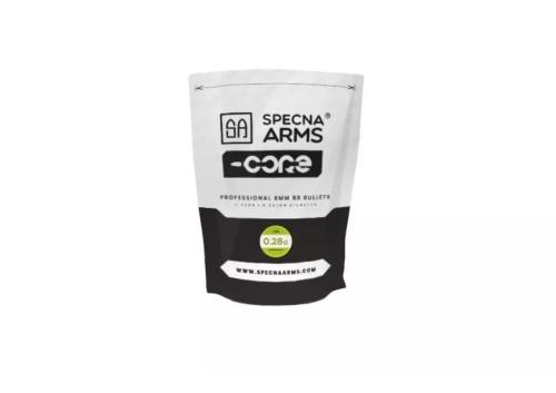 Specna Arms Billes Bio Core 0.28g (x3570) en sachet (1kg)
