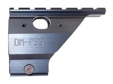 Rail 6 slots déporté aluminium CNC pour P99