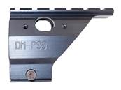 Rail 6 slots déporté aluminium CNC pour P99