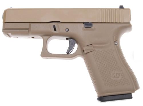 WE Pistolet 19.5 Tan Gaz Blowback Full Metal 0.9J