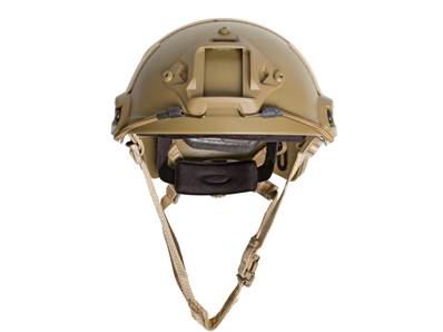 Strike Systems Casque Tactique FAST Tan avec rails (Déguisement)