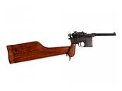 Pistolet C96 Métal Noir + Crosse Etui artilleur