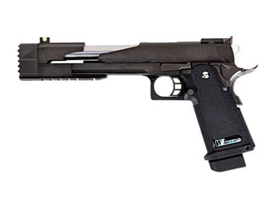 WE Hi-Capa 7.0 Black Dragon A Noir GAZ Blowback 0.9J