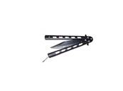 Couteau papillon lame 10 cm Noir S-cut