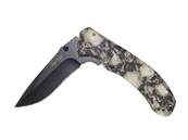 Couteau pliant lame 9cm Crânes - clip ceinture