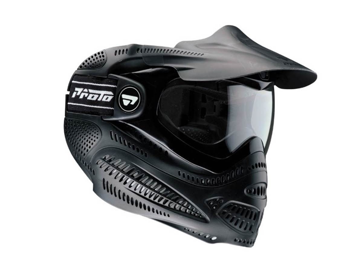 DYE Proto Switch EL Masque de protection Paintball NOIR