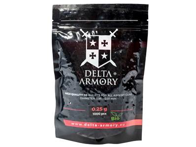 Delta Armory Billes BIO 0.25g en sachet 1000bbs