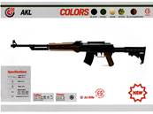 EKOL Carabine AKL 4.5mm (.177) Noir Break Barrel Crosse M4 19.9J