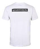 City Guard T-Shirt Sécurité Privée Grande fenêtre Matricule Blanc S