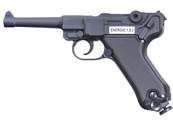 Pistolet Co2 6mm P08 Noir Full-Metal Culasse Fixe 1.8J