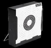 UX Porte cible métal plat Noir 14x14cm