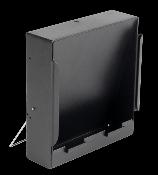 UX Porte cible métal plat Noir 14x14cm