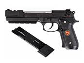 WE M92 Samuraï Edge BioHazard B. Burton Noir GAZ  Blowback 0.9J