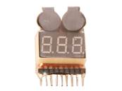 LiPo testeur / Buzzer Gun Alarm 8S Bluemax