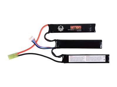 Duel Code Batterie LiPo 11.1V 1100 mAh 25C 3 stick