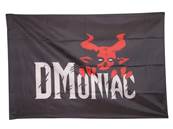 DMoniac Drapeau DMoniac Tactical 144x96cm Fond Noir