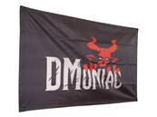 DMoniac Drapeau DMoniac Tactical 144x96cm Fond Noir