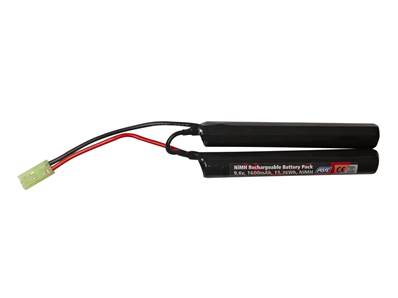 ASG Batterie NiMH 9.6V 1600 mAh Tamiya mini 8 élements,2 parties cqb