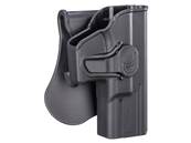 Amomax Holster polymère rotatif G19 Noir rétention active