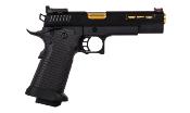 Golden Eagle Pistolet Hi-Capa 5.1 A1 GBB Full Metal Noir/Or 0.8J