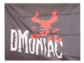 DMoniac Drapeau DMoniac Tactical 144x96cm Fond Noir