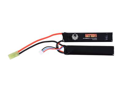 Duel Code Batterie LiPo 7.4V 1100 mAh 25C 2 stick