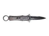 Couteau Blood Punisher lame 8cm - Anneau et clip ceinture