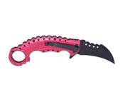 Couteau pliant Rose lame 8cm - clip ceinture