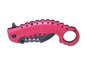 Couteau pliant Rose lame 8cm - clip ceinture