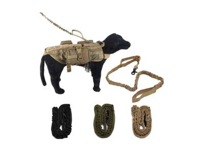 DMoniac Veste tactique Tactical Dog Training Taille M Coyote