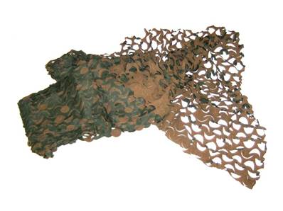 Filet de camouflage Woodland 1,4 x 3m.