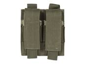 Porte chargeurs Double pour pistolet Olive (fixation Molle)