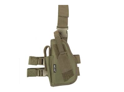 DMoniac Holster de cuisse universel Gaucher OLIVE