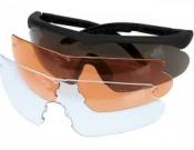 Swiss Eye Lunette Raptor Noires UV400 anti-buée réglables
