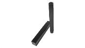 Matraque Téléscopique Acier Grip Mousse 21 pouces Noir