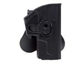 Amomax Holster polymère rotatif SP2022 Noir rétention active