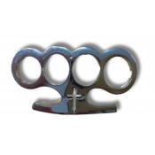 Poing Américain Croix Chrome