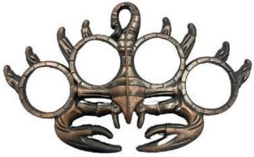 Poing américain Scorpion Vert Bronze