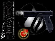 VESTA DEFENSE Semi-Auto CO2 12gr PDW50 Cal .50 7.5J Max