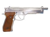 WE M92L Long Mate Chrome GAZ Blowback 0.9J